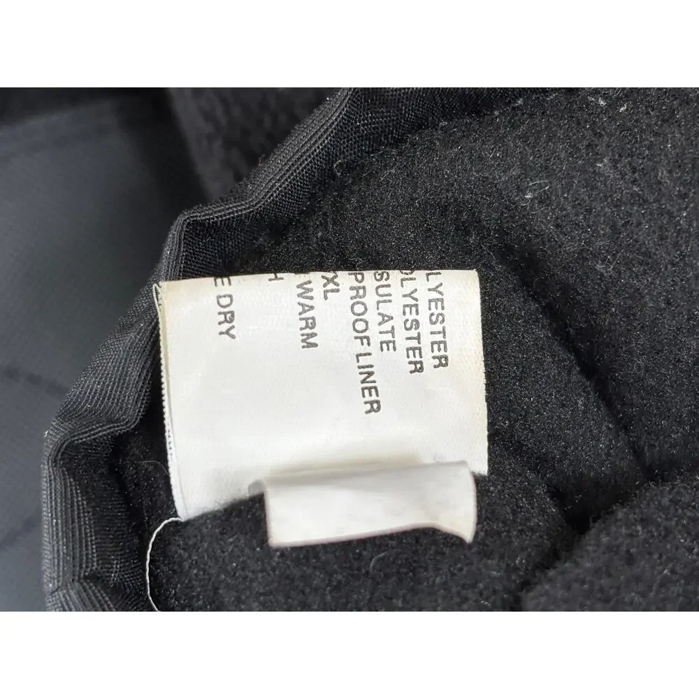 Thinsulate Gloves Mens XL Black Waterproof Fleece 40g Winter Ski Grip Hiking